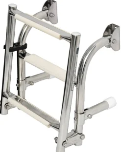 Echelle repliable inox standard 4 marches