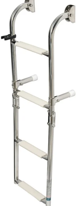 Echelle repliable inox standard 4 marches