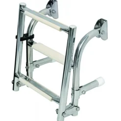 Echelles Repliables de Coque En Inox - 3 Marches - Différentes Largeurs - Osculati
