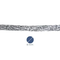 ECOUTE HOBART MS384 DYNEEMA SK78 DOUBLE TRESSE GAINE BLACK TECHNORA - GRIS - MEYER