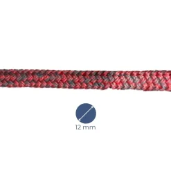 ECOUTE HOBART MS384 DYNEEMA SK78 DOUBLE TRESSE GAINE BLACK TECHNORA - ROUGE - MEYER