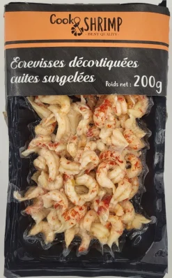 ECREVISSES DECORTIQUÉES CUITES 200G