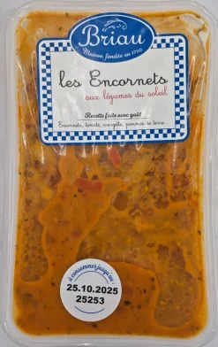 ENCORNETS AUX LEGUMES DU SOLEIL 600G