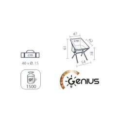 Fauteuil pliant de camping. bivouac BOMONT ELEMENTERRE