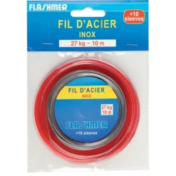 FIL D'ACIER FLASHMER TRESSÉ 10M