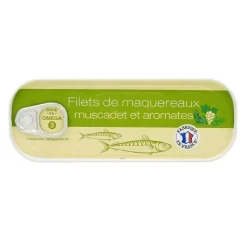 FILETS MAQUEREAUX MUSCADET & ARO 176G
