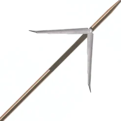 Flèche arbalète chasse sous-marine 3 ailerons double ardillon Ø 6.5 mm inox 17-4ph CAPTURE SALVIMAR