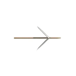 Flèche arbalète chasse sous-marine 3 ailerons double ardillon Ø 6.5 mm inox 17-4ph CAPTURE SALVIMAR