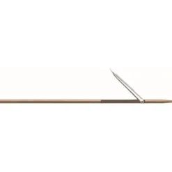 Flèche tahitienne arbalète chasse sous-marine inox 17-4PH 2 encoches mono ardillon Ø 6.5 mm SALVIMAR