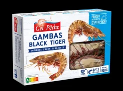 GAMBAS SAUVAGES CRUES 8/12 800G