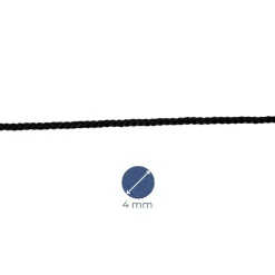GARCETTE POLYESTER - NOIR - MEYER-SANSBOEUF