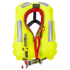 GILET AUTOMATIQUE PILOT 165N AVEC HARNAIS XXL ROUGE - PLASTIMO