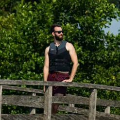 Gilet d'aide à la flottabilité néoprène graphite homme gris 50N JOBE