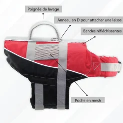 GILET DE SAUVETAGE POUR CHIEN TOP CONFORT - LALIZAS