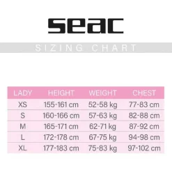 Gilet sous combinaison femme de plongée SEAC SUB