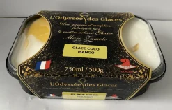 GLACE ARTISANALE COCO MANGO 750ML ODYSSEES DES GLACES