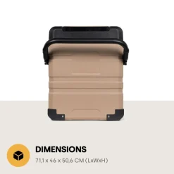 GLACIERE a compression double zone 45L avec roues