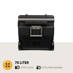 Glacière à compression avec roulettes 75 L