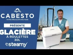 Glacière marine à roulettes Steamy 30L