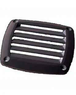 Grille d'aération en ABS - noire