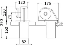 Guindeau Obi - 500/700 W - Ø 6 ou 8 mm - Italwinch
