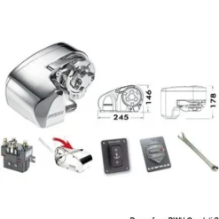 GUINDEAU PRO SERIES 1000 - 700W - Ø 6 ou 8 mm - Lewmar