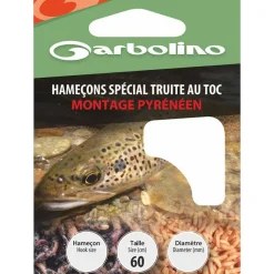 HAMEÇON MONTÉ GARBOLINO SPECIAL TRUITE PYRÉNÉEN