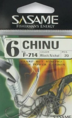 HAMEÇON SASAME CHINU BLACK NICKEL F714