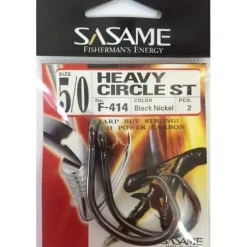 HAMEÇON SASAME HEAVY CIRCLE BLACK NICKEL