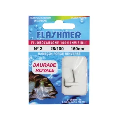 HAMEÇONS MONTÉS FLASHMER FLUORO DAURADE ROYALE