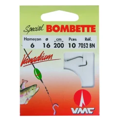 HAMEÇONS MONTÉS SPECIAL BOMBETTE 7052BN WATERQUEEN
