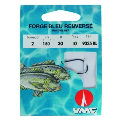 HAMEÇONS MONTÉS VMC FORGÉ BLEU RENVERSÉ 9335BL