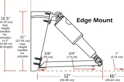 Kit flaps série Edge MOUNT - LENCO