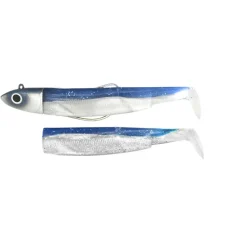 Kit Leurre Off Shore Souple Armé Black Minnow 120 +Tête Plombée FIIISH