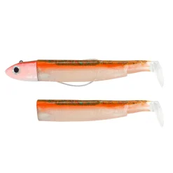 Kit Leurre Off Shore Souple Armé Black Minnow 120 +Tête Plombée FIIISH