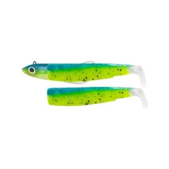 Kit Leurre Souple Armé Black Minnow 70 +Tête Plombée Off Shore FIIISH