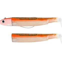 Kit Leurre Souple Armé Black Minnow 200 +Tête Plombée Off Shore FIIISH