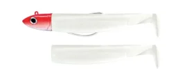 Kit Leurre Souple Armé Black Minnow 90 +Tête Plombée Off Shore FIIISH
