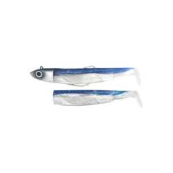 Kit Leurre Souple Armé Black Minnow 140 +Tête Plombée FIIISH