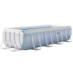 KIT PISCINE CHEVRON RECT TUBULAIRE L x l x h : 4.00 x 2.00 x 1.00 m INTEX