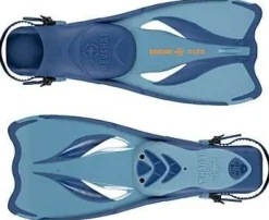 Kit PMT Palmes Masque Tuba snorkeling OCEO réglable enfant SPRING BLUE BEUCHAT