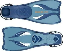 Kit PMT Palmes Masque Tuba snorkeling OCEO réglable adulte Spring blue BEUCHAT