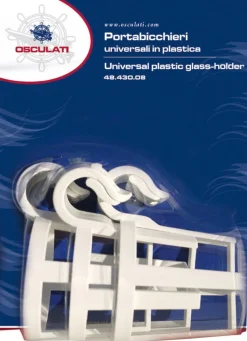Kit porte-verres 3 pièces en plastique - Ø 25-30 mm