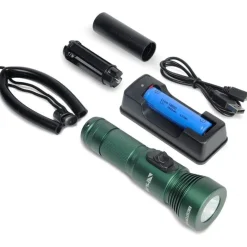 Lampe de plongée XHUNT rechargeable 920 lumens BESTDIVERS