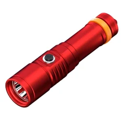 Lampe de plongée D710 3000 lumens rouge ORCATORCH