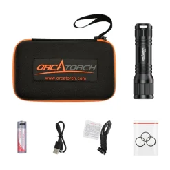 Lampe de plongée rechargeable D560 700 lumens ORCATORCH