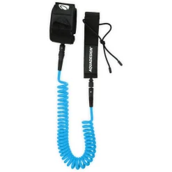 LEASH PADDLE SUP COIL 10' AQUADESIGN