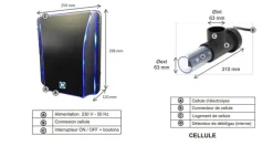 Électrolyseur au sel Hayward Salt and Swim pour piscine jusque 150 m3