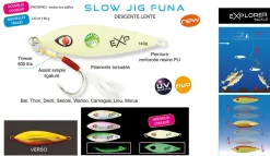 LEURRE EXPLORER TACKLE SLOW JIG FUNA 100G