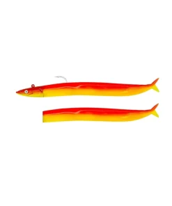 LEURRE SOUPLE ARMÉ+CORPS CRAZY SAND EEL 180 55G FIIISH